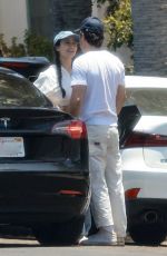 CAYLEE COWAN and Casey Affleck on a Lunch Date at All Time in Los Feliz 06/07/2025