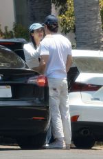 CAYLEE COWAN and Casey Affleck on a Lunch Date at All Time in Los Feliz 06/07/2025