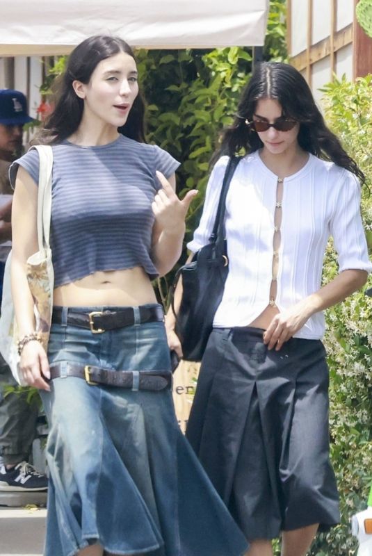 CAYLEE COWAN Out for Lunch with Friend at All Time in Los Feliz 06/01/2025