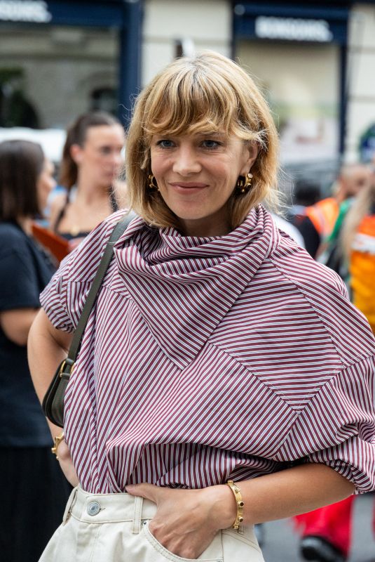 CELINE SALLETTE at Ami Show at Paris Fashion Week 06/25/2025