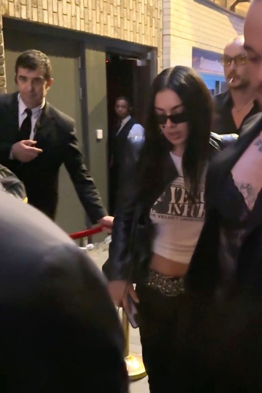 CHARLI XCX Leaves Addison Rae