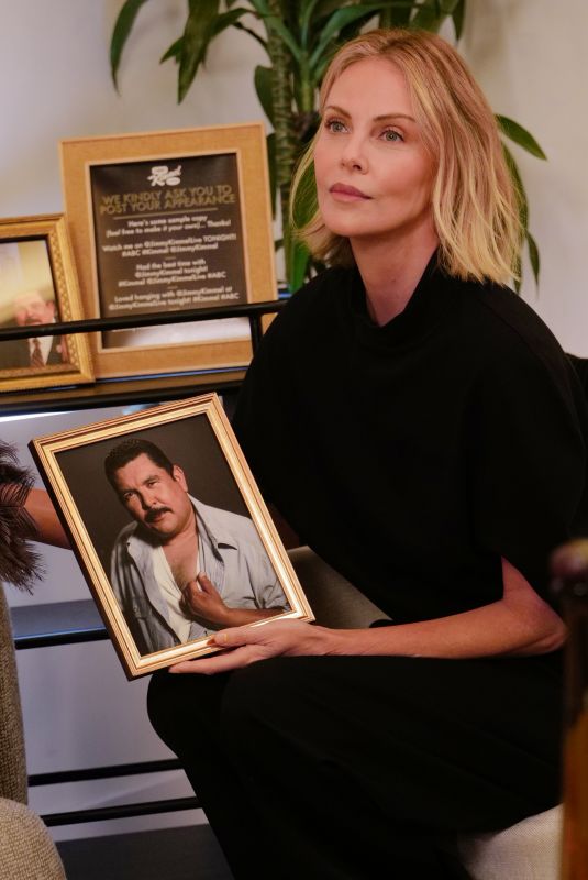 CHARLIZE THERON at Jimmy Kimmel Live 06/26/2025