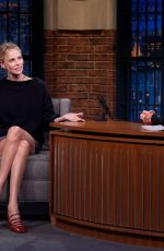 CHARLIZE THERON at Late Night with Seth Meyers 06/24/2025