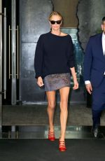 CHARLIZE THERON Leaves Late Night with Seth Meyers 06/24/2025