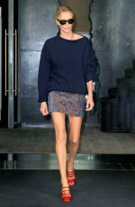 CHARLIZE THERON Leaves Late Night with Seth Meyers 06/24/2025