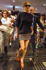 CHARLIZE THERON Leaves Late Night with Seth Meyers 06/24/2025