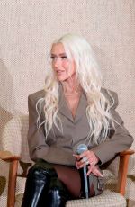 CHRISTINA AGUILERA at Joylux and Playground Bare It All Panel in Santa Monica 06/09/2025