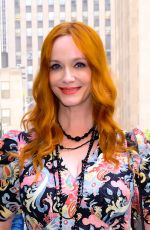CHRISTINA HENDRICKS Arrives at NBC Studios in New York City 06/12/2025