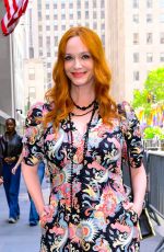 CHRISTINA HENDRICKS Arrives at NBC Studios in New York City 06/12/2025
