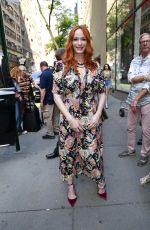 CHRISTINA HENDRICKS Arrives at NBC Studios in New York City 06/12/2025