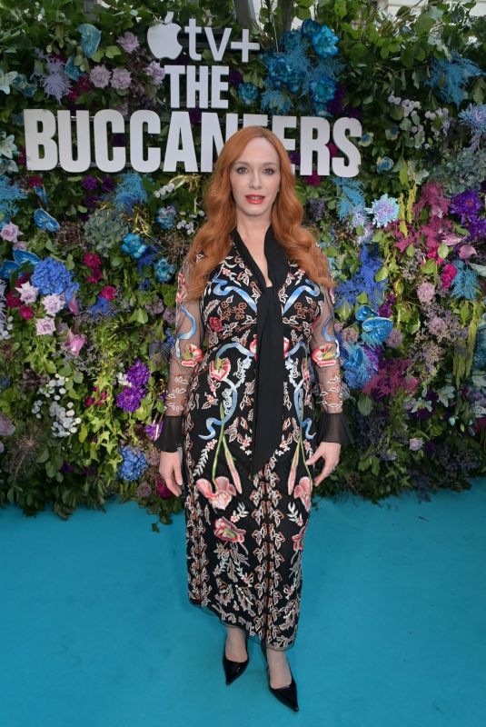 CHRISTINA HENDRICKS at The Buccaneers Season 2 Celebration at Raffles OWO in London 06/17/2025