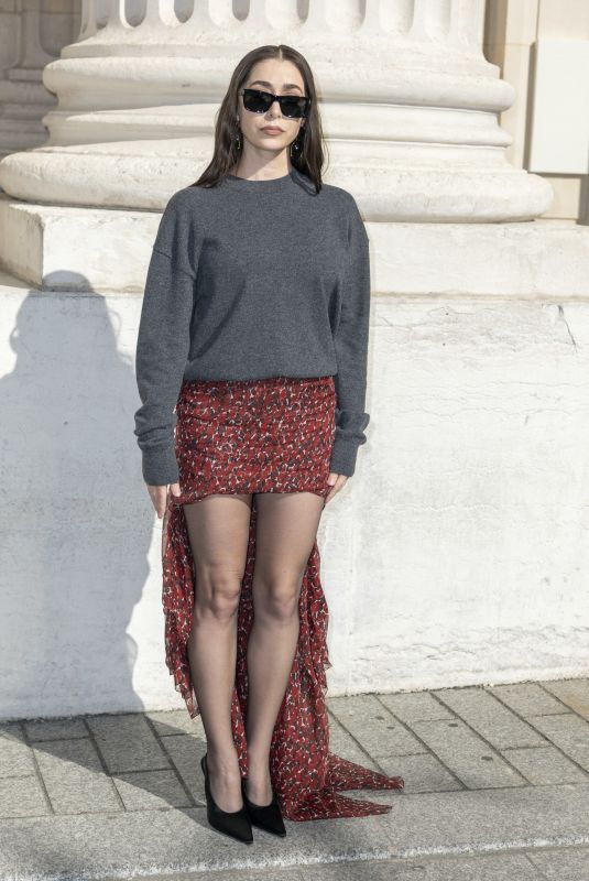 CRISTIN MILIOTI at Saint Laurent Menswear Spring/Summer 2026 Show at Paris Fashion Week 06/24/2025