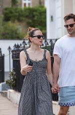 DAISY RIDLEY and Tom Bateman Out in Primrose Hill 06/22/2025