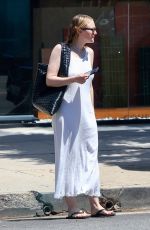 DAKOTA FANNING Visits a Hair Salon in Los Angeles 06/16/2025