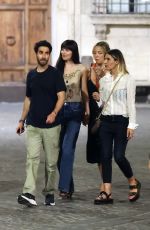 DAKOTA JOHNSON and KATE HUDSON Out for Dinner at Pierluigi in Rome 06/28/2025