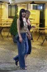 DAKOTA JOHNSON and KATE HUDSON Out for Dinner at Pierluigi in Rome 06/28/2025