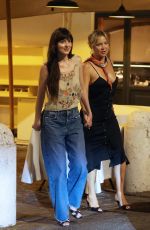 DAKOTA JOHNSON and KATE HUDSON Out for Dinner at Pierluigi in Rome 06/28/2025