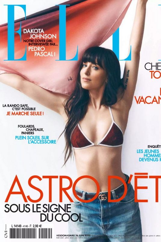 DAKOTA JOHNSON in Elle France, June 2025