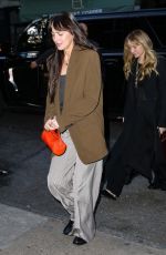 DAKOTA JOHNSON Out for Dinner in New York City 06/01/2025
