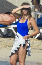 DELTA GOODREM in a Blue Swimsuit in Malta 06/19/2025