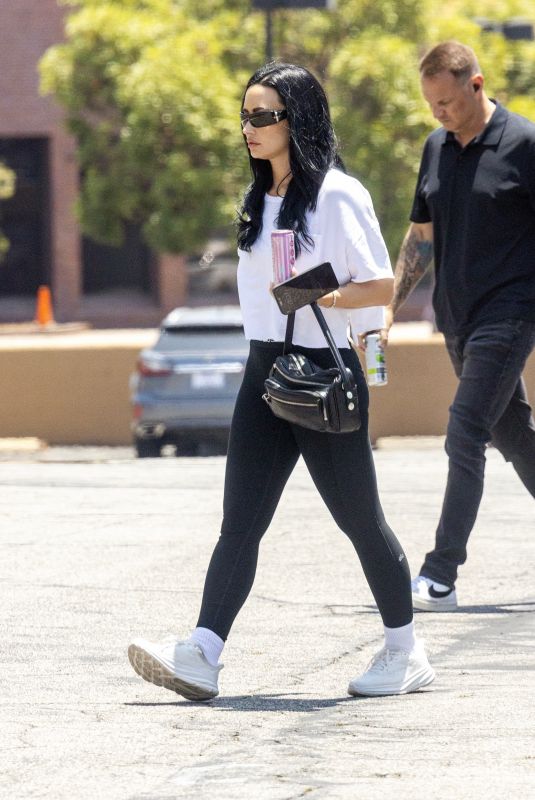 DEMI LOVATO Arrives at Her Dance Class in Los Angeles 06/13/2025