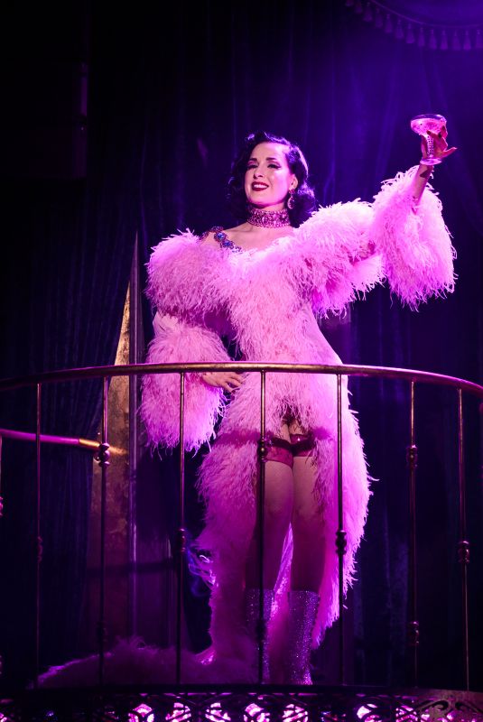 DITA VON TEESE at a Photocall for Diamonds and Dust at Emerald Theatre in London 06/19/2025
