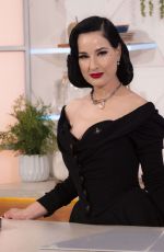DITA VON TEESE at Lorraine TV Show in London 01/22/2025