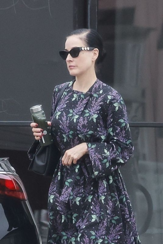 DITA VON TEESE Leaves a Yoga Class in Los Feliz 06/09/2025