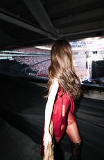 DOVE CAMERON Wearing Red for Her Performance at Wembley Stadium in London 06/23/2025