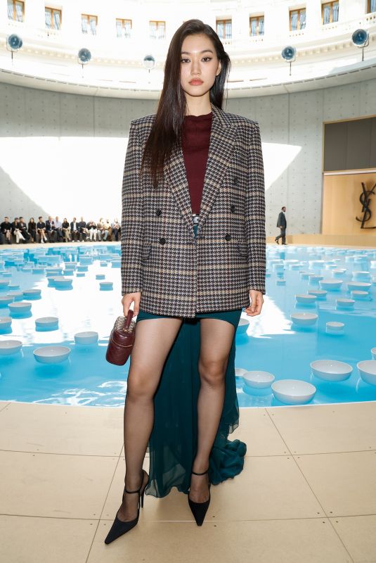 DOYEON KIM at Saint Laurent Menswear Spring/Summer 2026 Show at Paris Fashion Week 06/24/2025