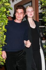 ELLE FANNING and Gus Wenner Enjoy a Date Night at Giorgio Baldi in Santa Monica 06/01/2025