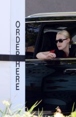 ELLE FANNING Grabbing Some McDonalds Before Heading to an Airport in Los Angeles 06/02/2025