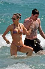 ELSIE HEWITT in Bikini at a Beach in Palm Beach 03/15/2025