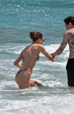 ELSIE HEWITT in Bikini at a Beach in Palm Beach 03/15/2025