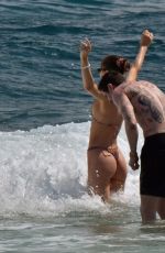 ELSIE HEWITT in Bikini at a Beach in Palm Beach 03/15/2025