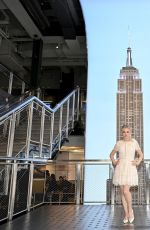 EMILY ALYN LIND Visits Empire State Building in New York City 06/11/2025