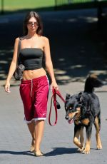 EMILY RATAJKOWSKI Out with Her Dog in Brooklyn 06/29/2025