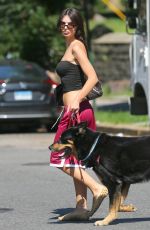 EMILY RATAJKOWSKI Out with Her Dog in Brooklyn 06/29/2025