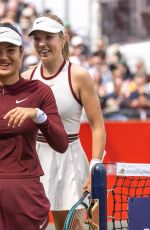 EMMA RADUCANU and KATIE BOUTLER at HSBC Championships in London 06/09/2025