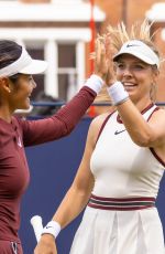 EMMA RADUCANU and KATIE BOUTLER at HSBC Championships in London 06/09/2025