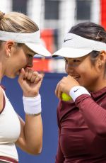 EMMA RADUCANU and KATIE BOUTLER at HSBC Championships in London 06/09/2025