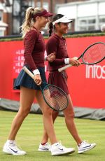 EMMA RADUCANU and KATIE BOUTLER Lose in Doubles Quarterfinal of HSBC Championships in London 06/11/2025