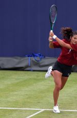 EMMA RADUCANU at a Practice Session at HSBC Championships in London 06/09/2025