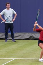 EMMA RADUCANU at a Practice Session at HSBC Championships in London 06/09/2025