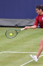 EMMA RADUCANU at a Practice Session at HSBC Championships in London 06/09/2025