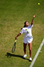 EMMA RADUCANU at a Practice Session at HSBC Championships in London 06/13/2025