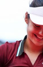 EMMA RADUCANU at First Round of HSBC Championship in London 06/10/2025