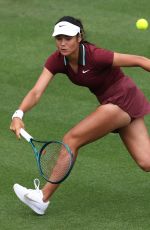 EMMA RADUCANU at First Round of Lexus Eastbourne Open in Eastbourne 06/24/2025