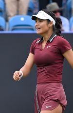 EMMA RADUCANU at First Round of Lexus Eastbourne Open in Eastbourne 06/24/2025