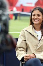 EMMA RADUCANU at Meets with Media at HSBC Championships in London 06/08/2025